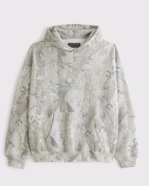 Essential Popover Camo Hoodie