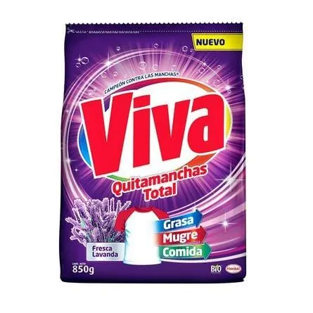 Detergente en polvo Viva Lavanda 850g