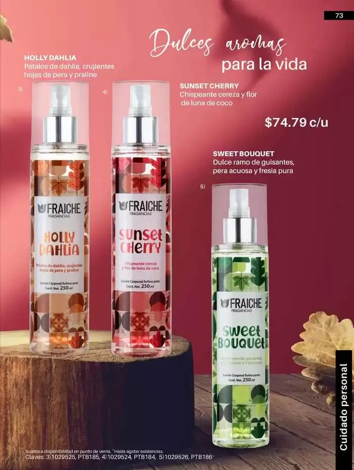 Catálogo de Catálogo 2025 3 de abril al 31 de diciembre 2025 - Pagina 73