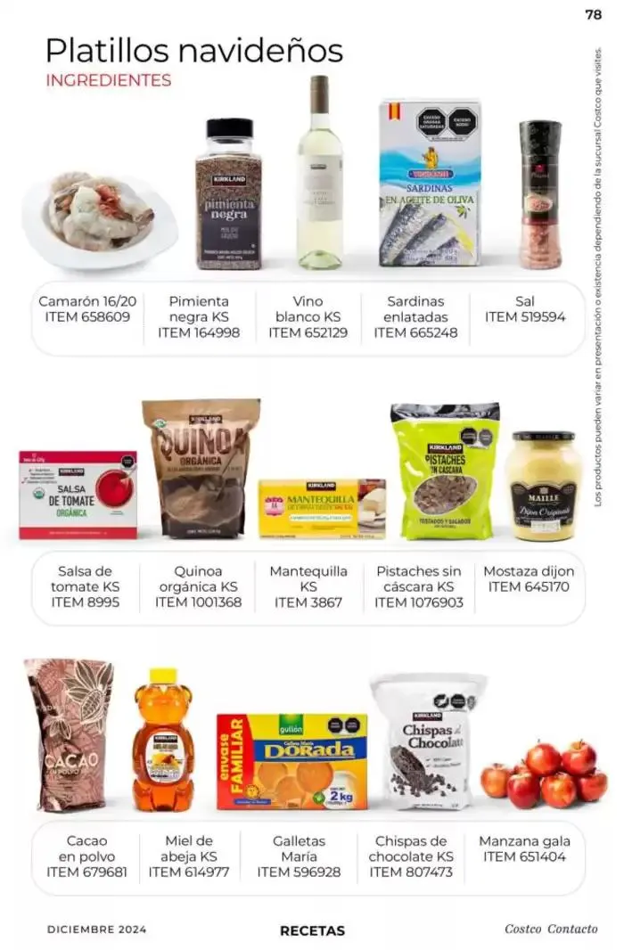 Catálogo de Costco Contacto 10 de diciembre al 31 de diciembre 2024 - Pagina 122
