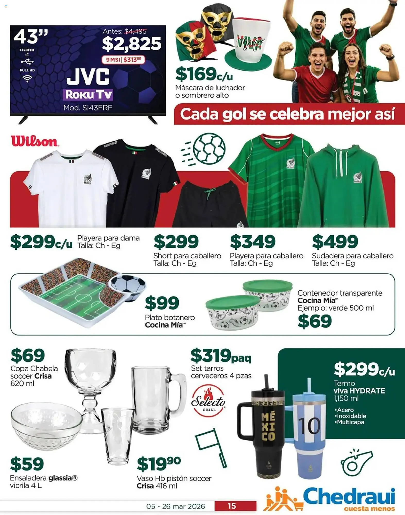 Catálogo de Folleto Chedraui 5 de marzo al 26 de marzo 2026 - Pagina 15