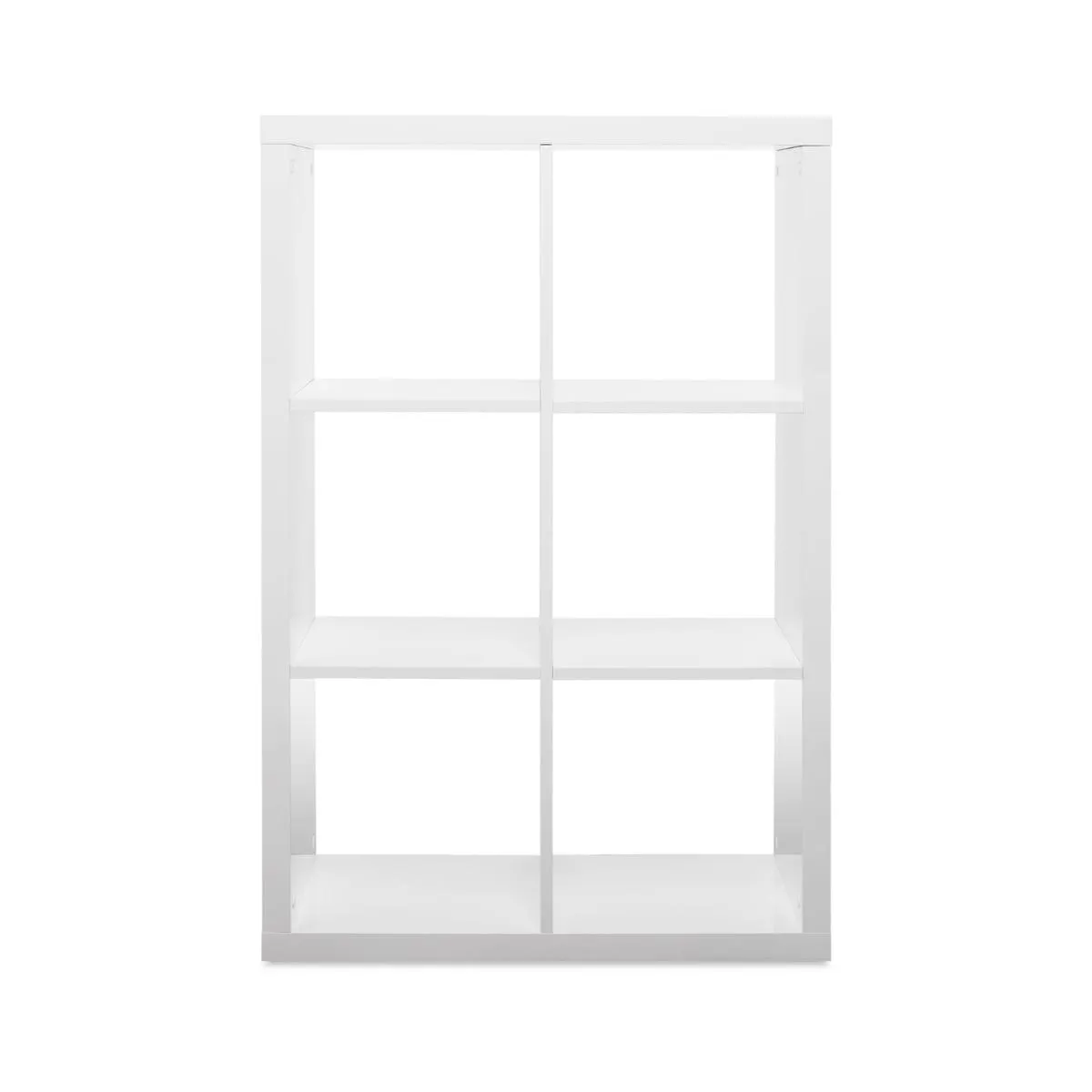 Cubo Organizador Milano x6 espacios color blanco (pieza única)