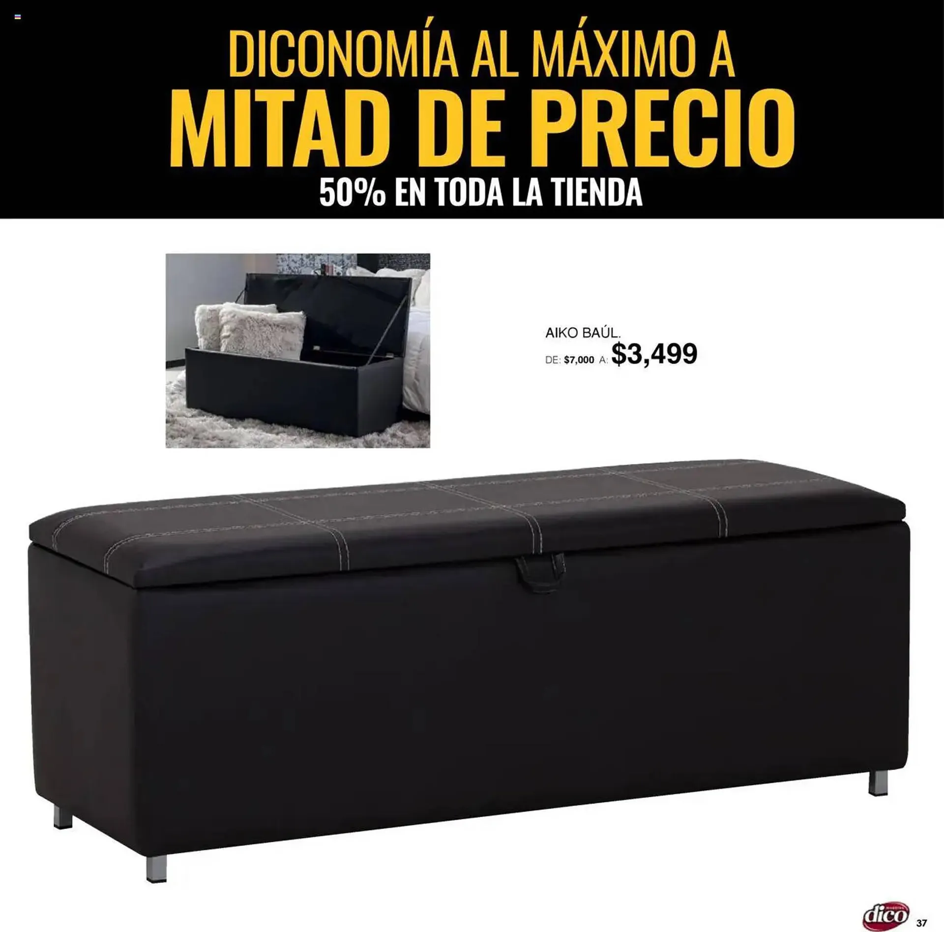Catálogo de Catálogo Muebles Dico 1 de julio al 1 de agosto 2025 - Pagina 37