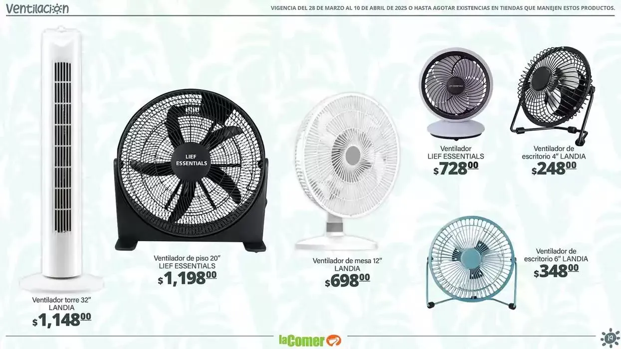 Catálogo de La Comer Vacaciones 28 de marzo al 10 de abril 2025 - Pagina 19