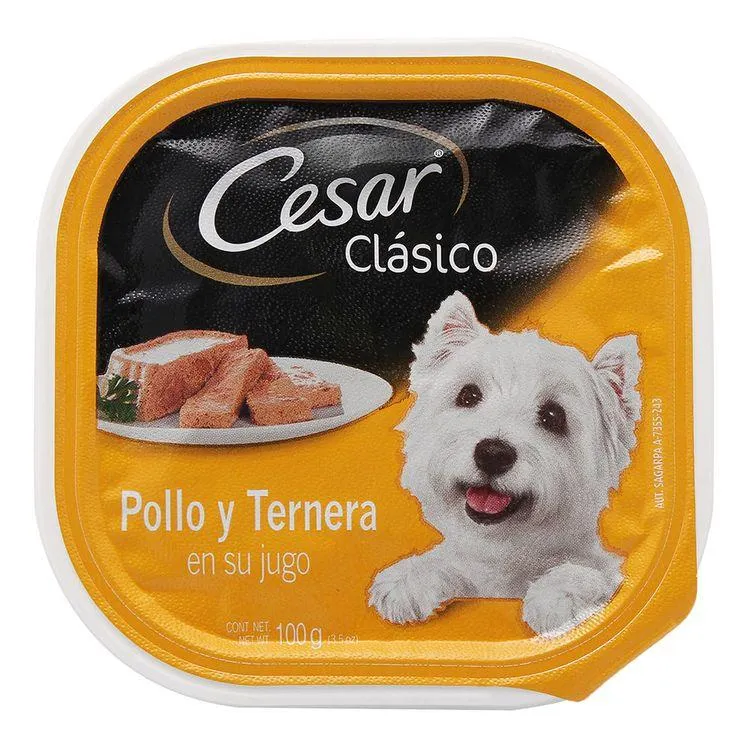 Alimento Cesar Pollo Y Ternera 100grs - Cesar - 1 pieza