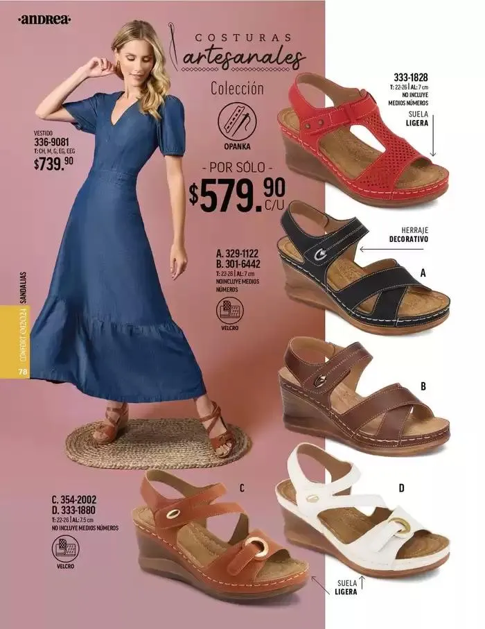 Catálogo de ANDREA - CALZADO CONFORT 26 de agosto al 25 de enero 2025 - Pagina 77