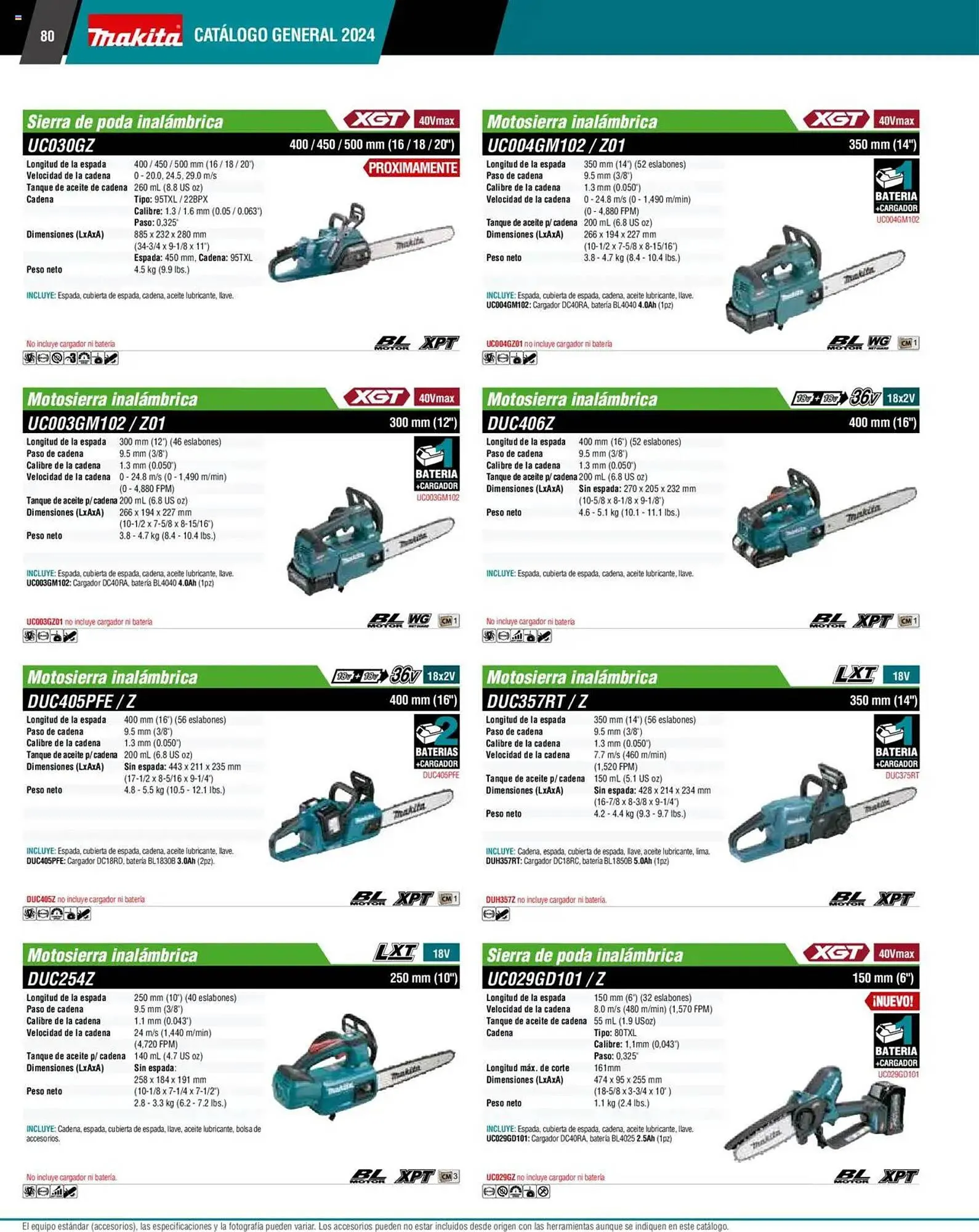 Catálogo de Catálogo Makita 4 de septiembre al 1 de julio 2026 - Pagina 80
