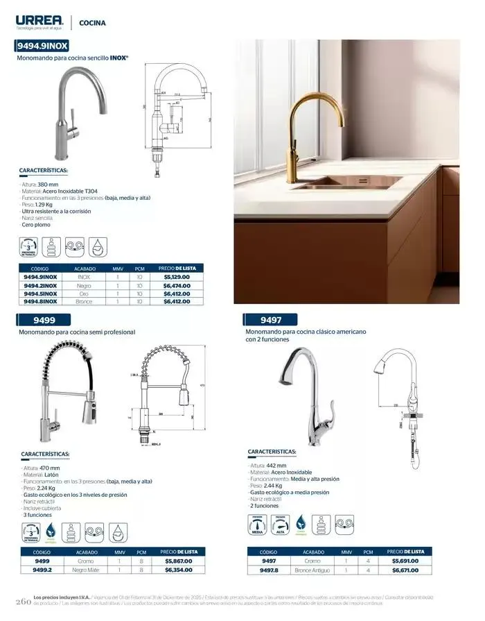 Catálogo de Catálogo Residencial 2025 28 de febrero al 28 de febrero 2026 - Pagina 266