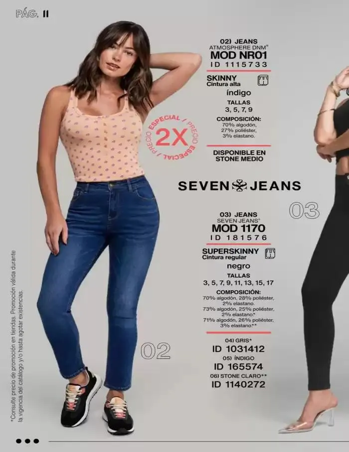 Catálogo de JEANS & JEGGINGS BASICOS 21 de octubre al 30 de noviembre 2024 - Pagina 11