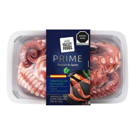 Tentaculos de Pulpo Cocido Valley Prime 250 g