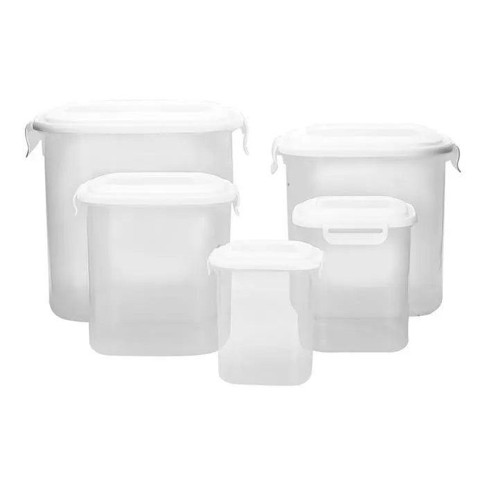 Juego de contenedores de plástico con click tapa 5 piezas 20478 Vanyplas