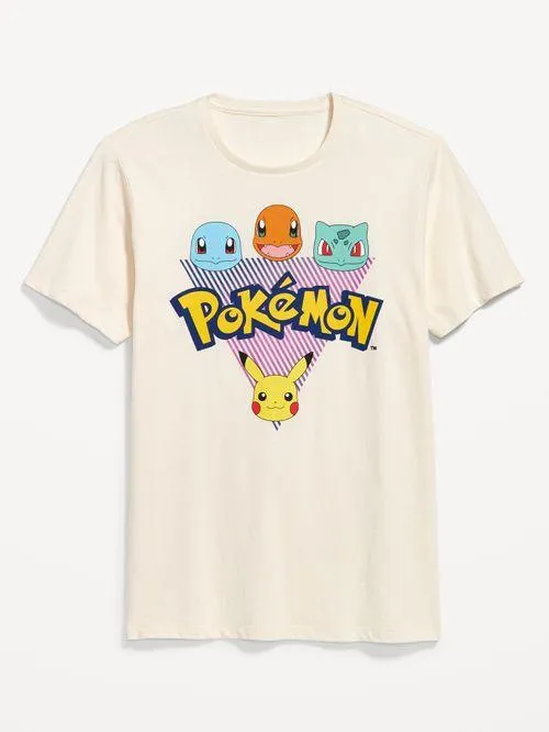 Playera de manga corta con estampado gráfico de Pokemon Old Navy