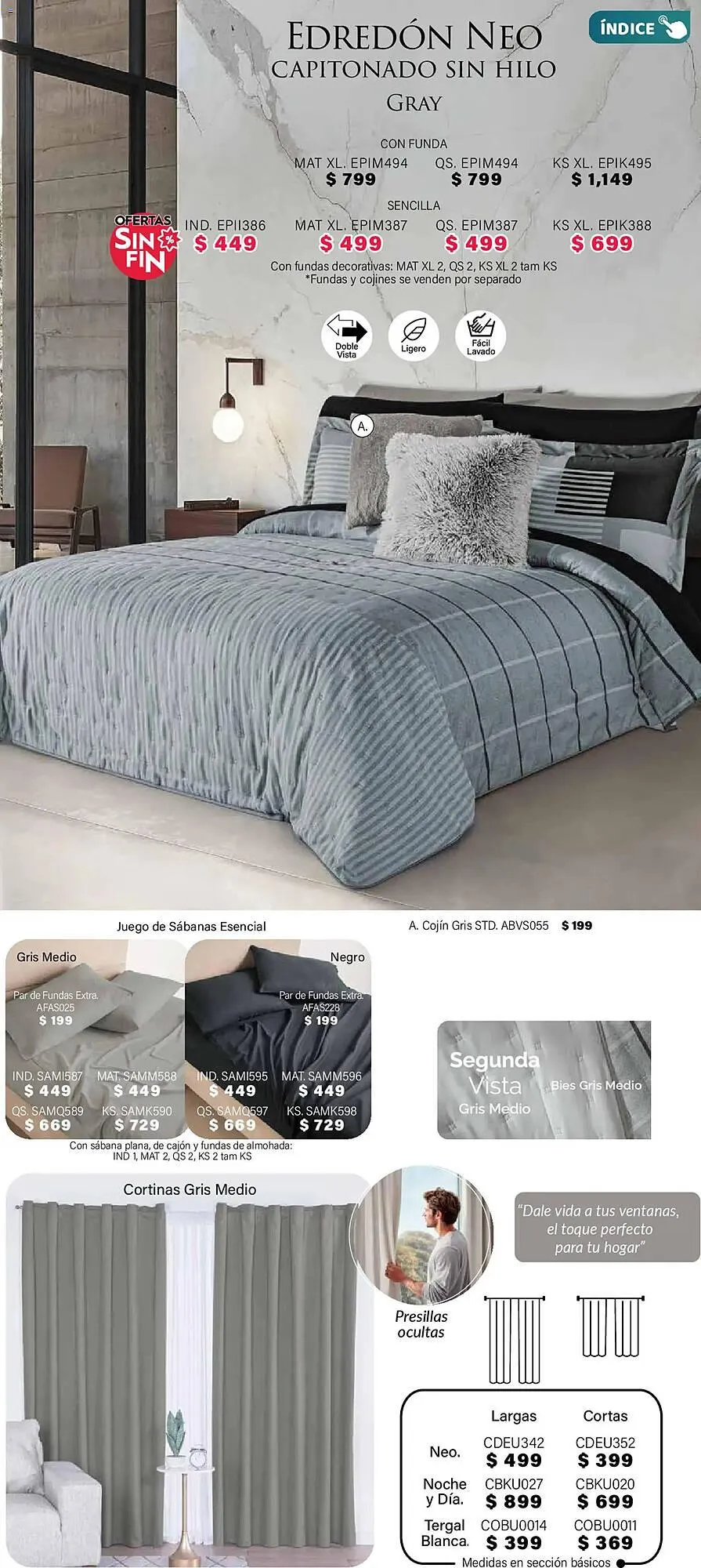Catálogo de Catálogo Colchas Concord 1 de noviembre al 1 de febrero 2026 - Pagina 19