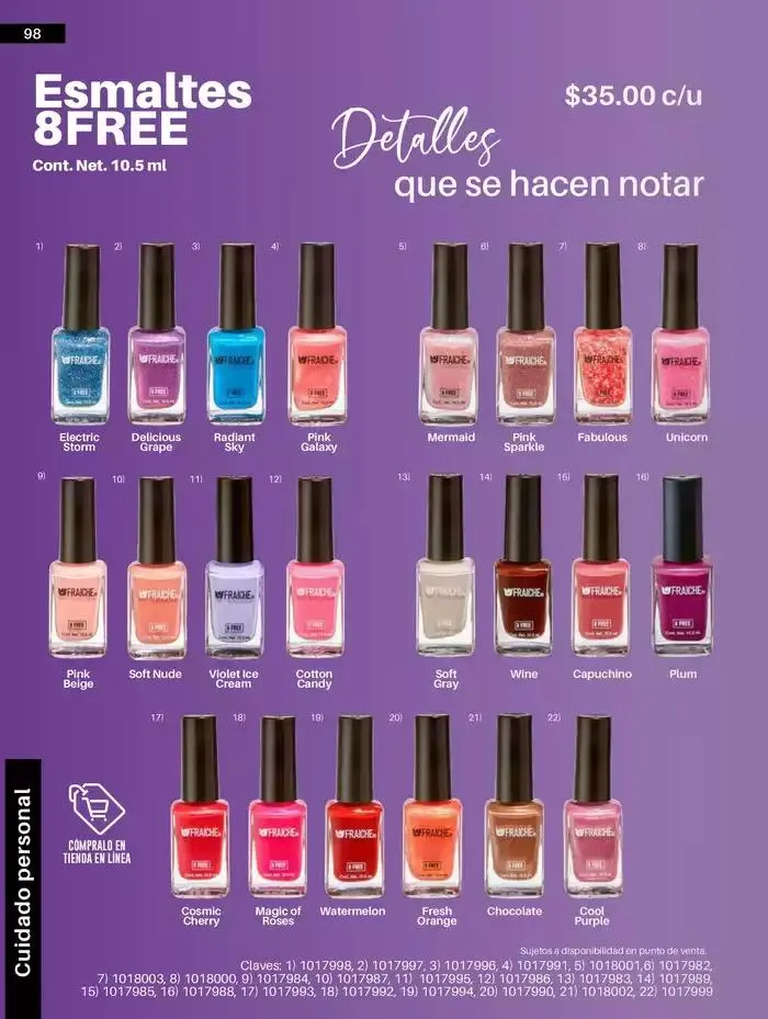 Catálogo de Catálogo 2025 3 de abril al 31 de diciembre 2025 - Pagina 98