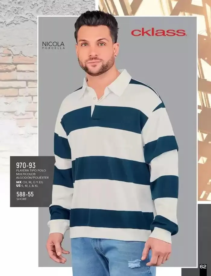 Catálogo de Catálogo Cklass Ropa Caballero Primavera Verano 2025 8 de enero al 30 de junio 2025 - Pagina 68