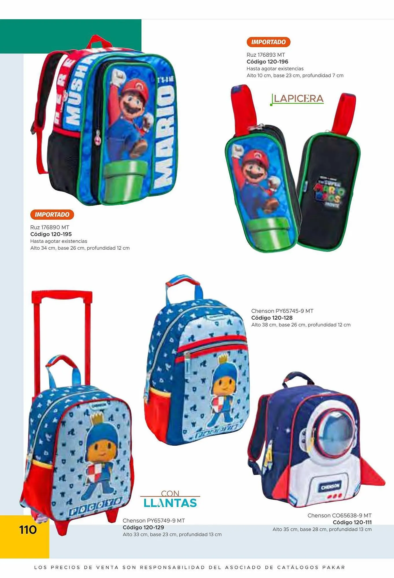 Catálogo de Catálogo SC Pakar 31 de julio al 31 de diciembre 2023 - Pagina 110
