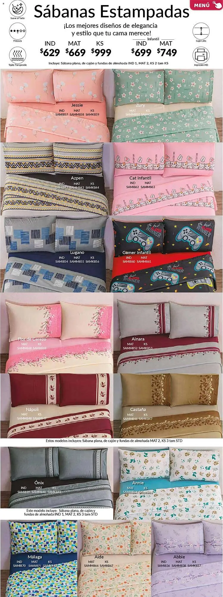 Catálogo de Catálogo Colchas Concord 1 de febrero al 2 de mayo 2026 - Pagina 91