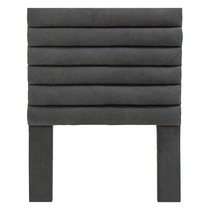 Cabecera Individual Tela Gris Oxford Poi