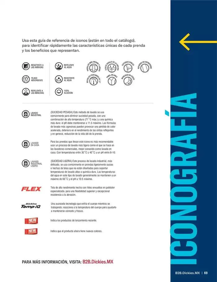 Catálogo de B2B Dickies Catalog 23 de octubre al 30 de abril 2025 - Pagina 69