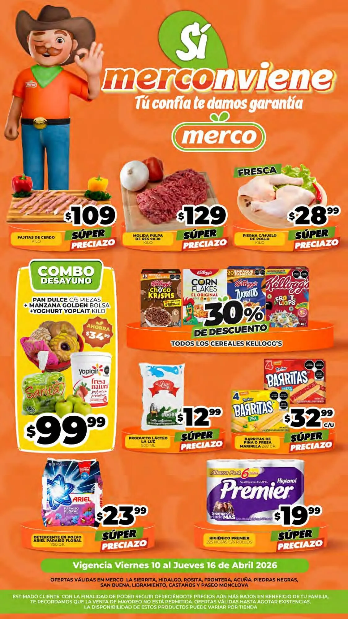 Catálogo de Folleto Merco 10 de abril al 16 de abril 2026 - Pagina 1