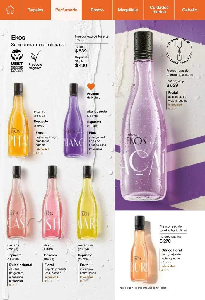 Catálogo de Revista Natura Ciclo 13 2024 30 de julio al 31 de agosto 2024 - Pagina 38