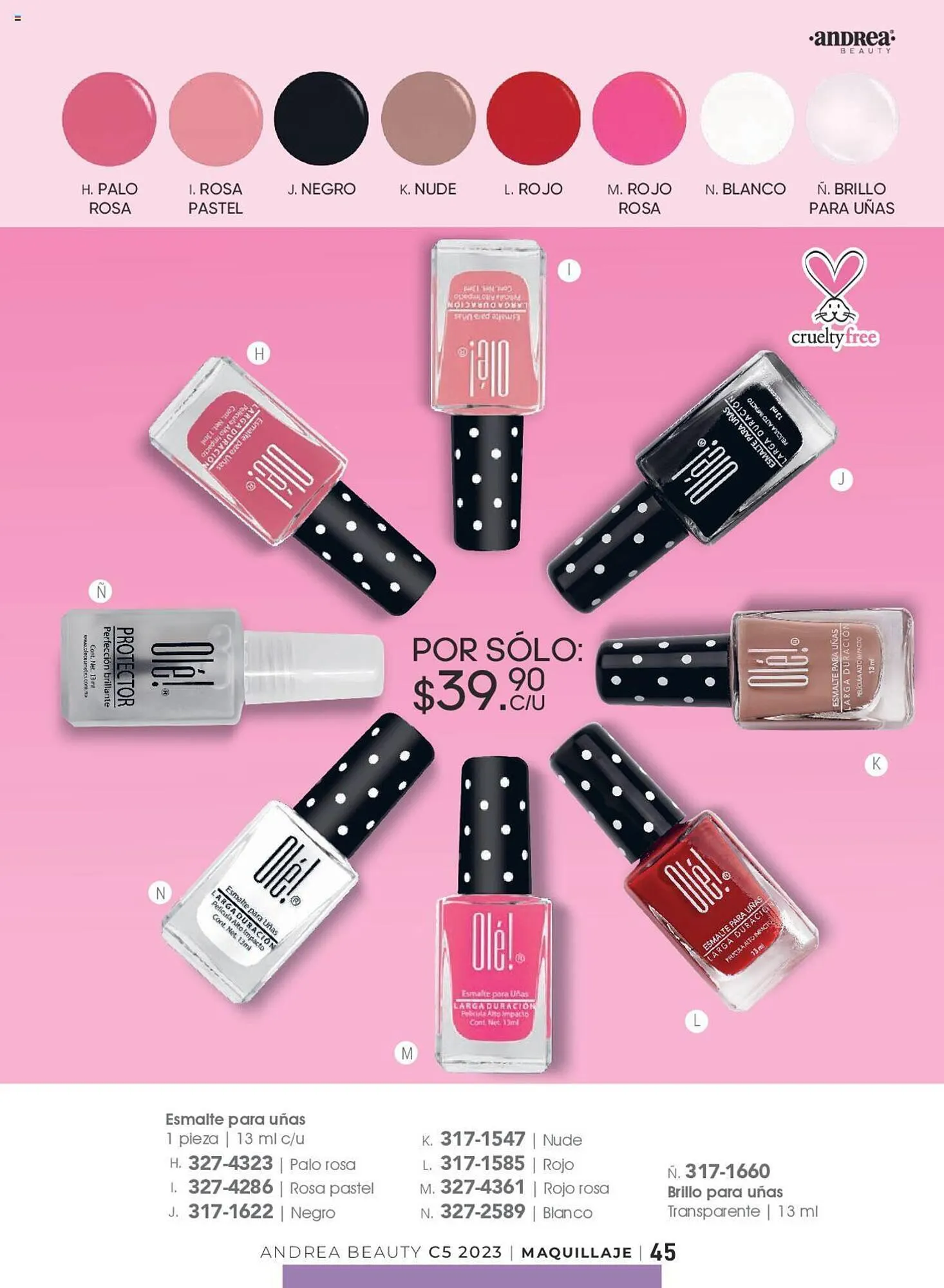 Catálogo de Catálogo Andrea 16 de julio al 2 de septiembre 2023 - Pagina 45