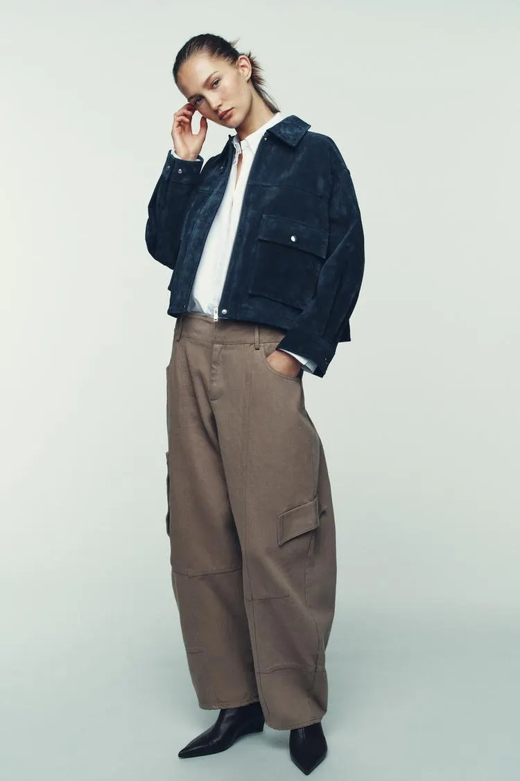 CHAMARRA BOMBER 100% PIEL