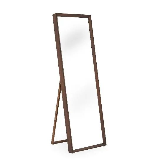 ESPEJO DE PIE BACILLI NOGAL