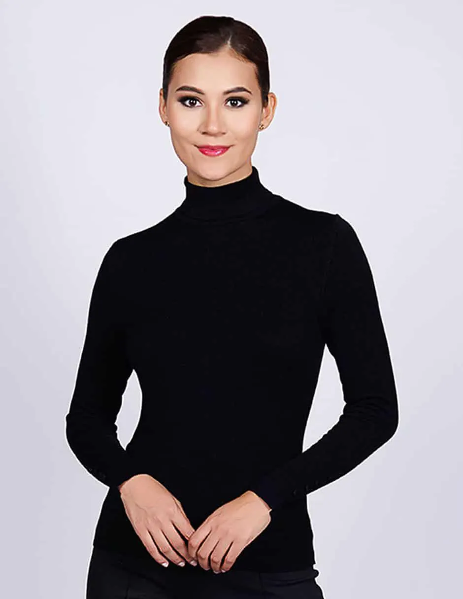 Blusa Pierrre Cardin manga larga para mujer