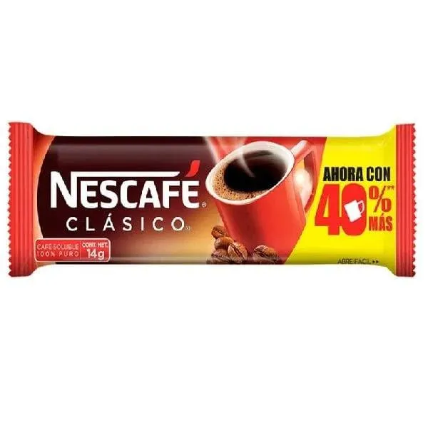 Nescafé clásico stick 14 g