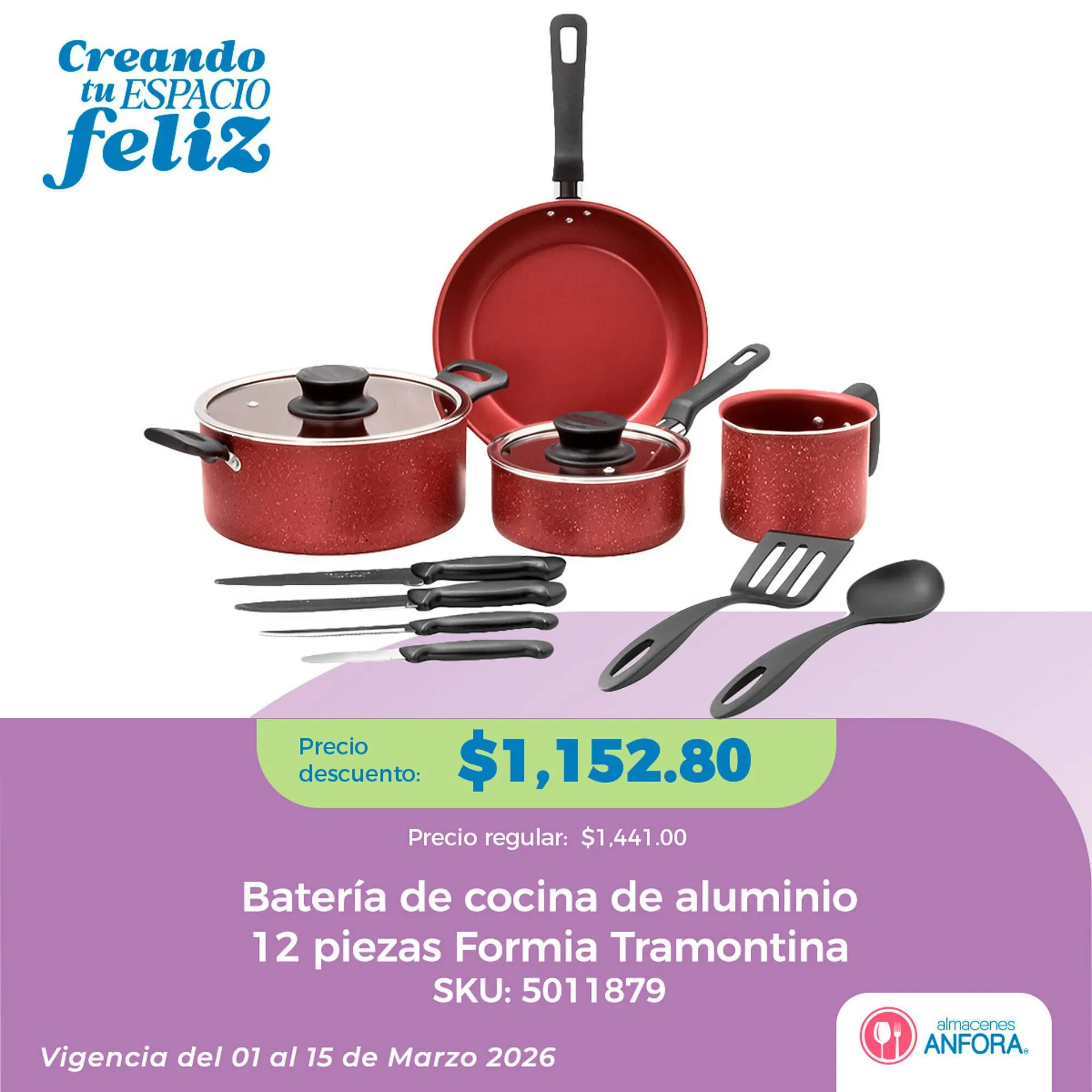 Catálogo de Catálogo Almacenes Anfora 13 de marzo al 15 de marzo 2026 - Pagina 1