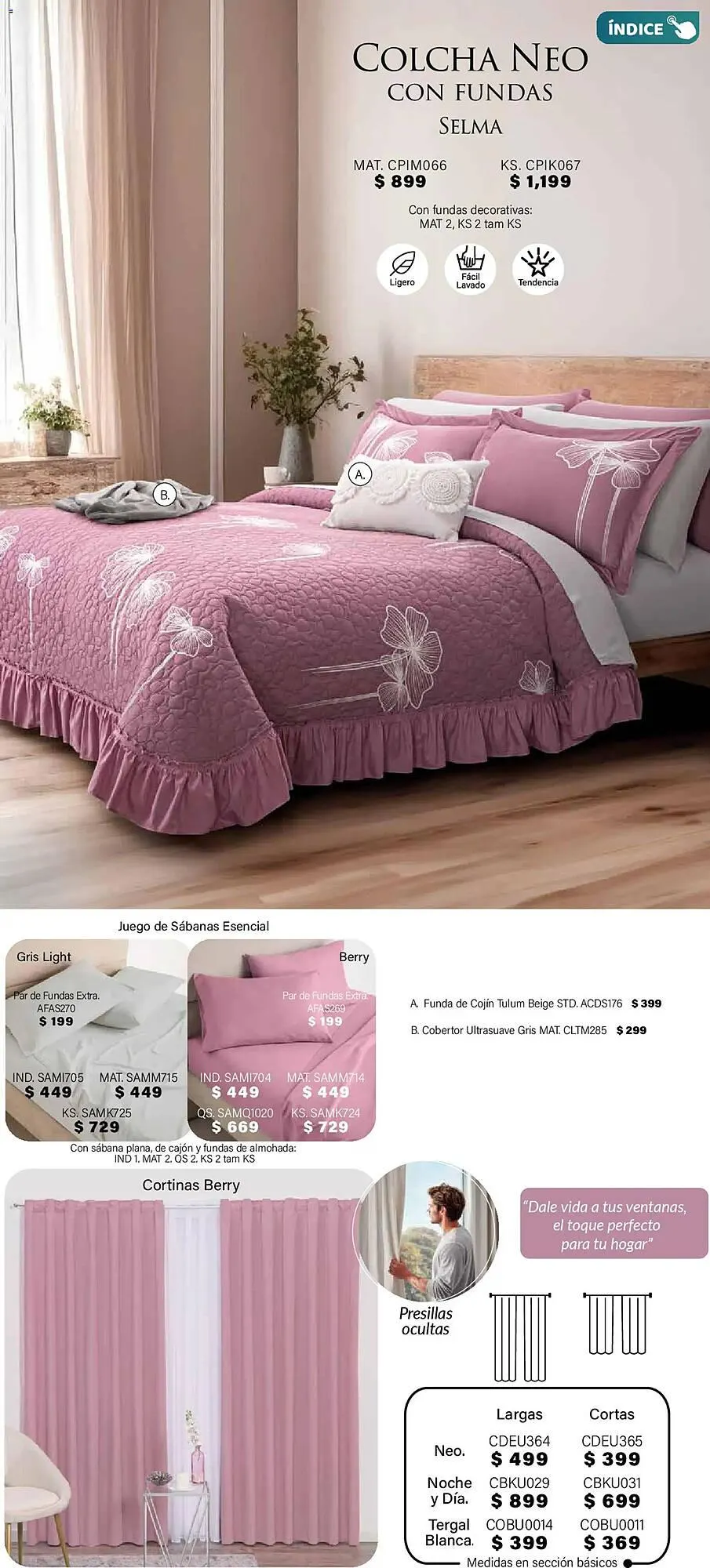 Catálogo de Catálogo Colchas Concord 1 de noviembre al 1 de febrero 2026 - Pagina 87