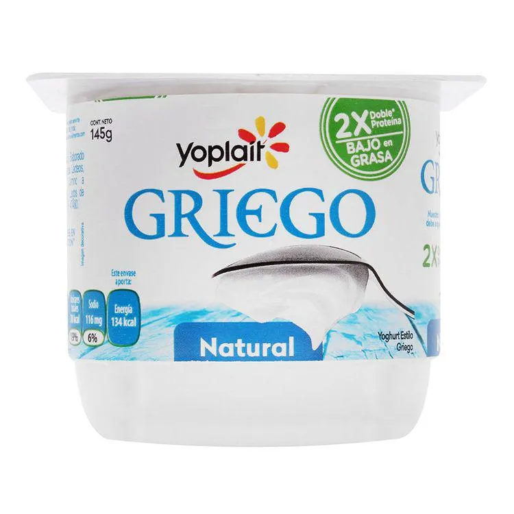 Yoghurt Yoplait Griego Natural 145Gr - Yoplait - 1 pieza