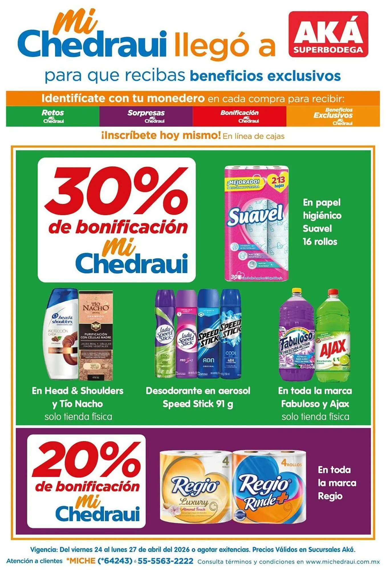 Catálogo de Catálogo AKÁ Superbodega 24 de abril al 27 de abril 2026 - Pagina 1