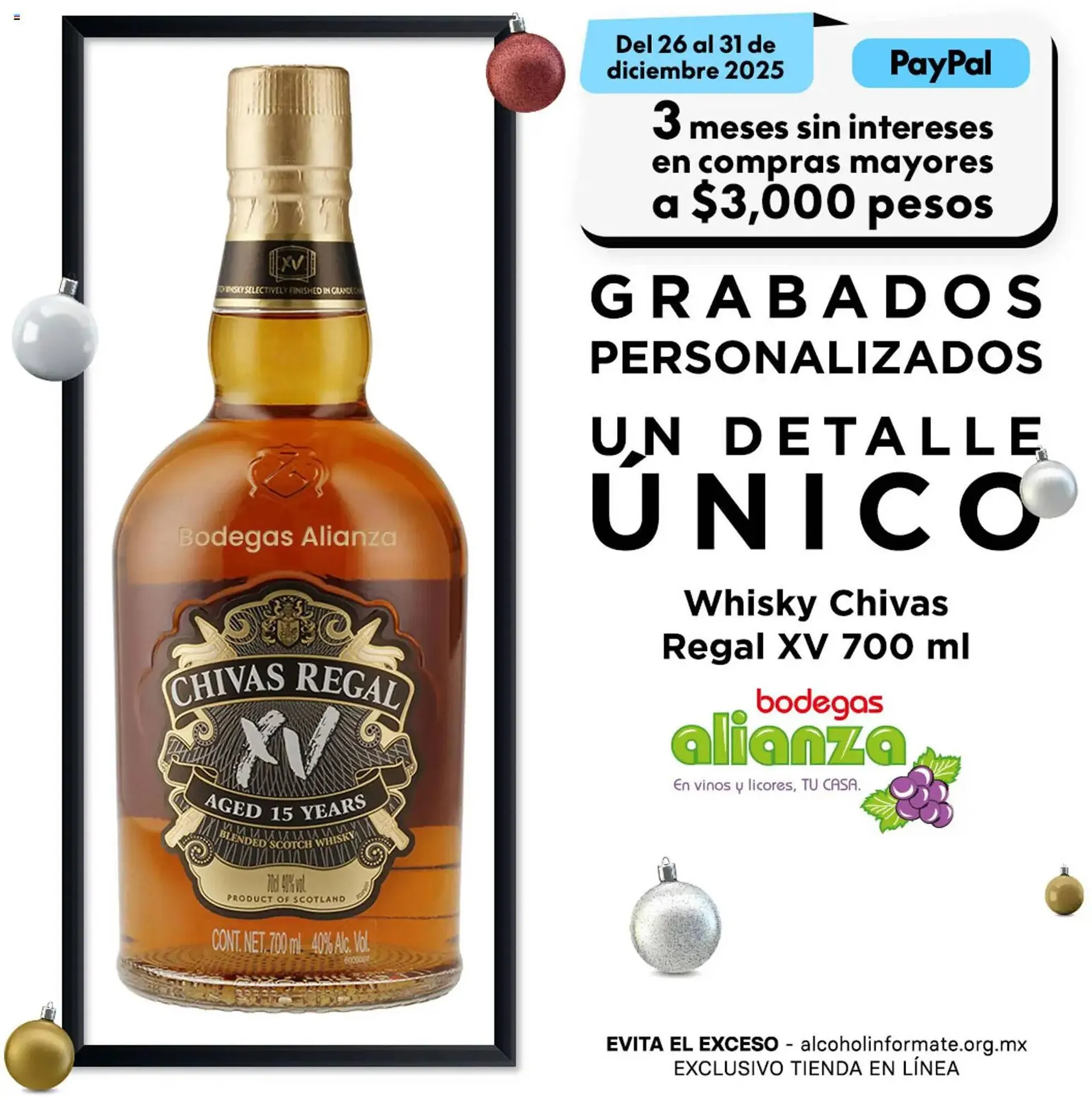 Catálogo de Folleto Bodegas Alianza 26 de diciembre al 31 de diciembre 2025 - Pagina 1