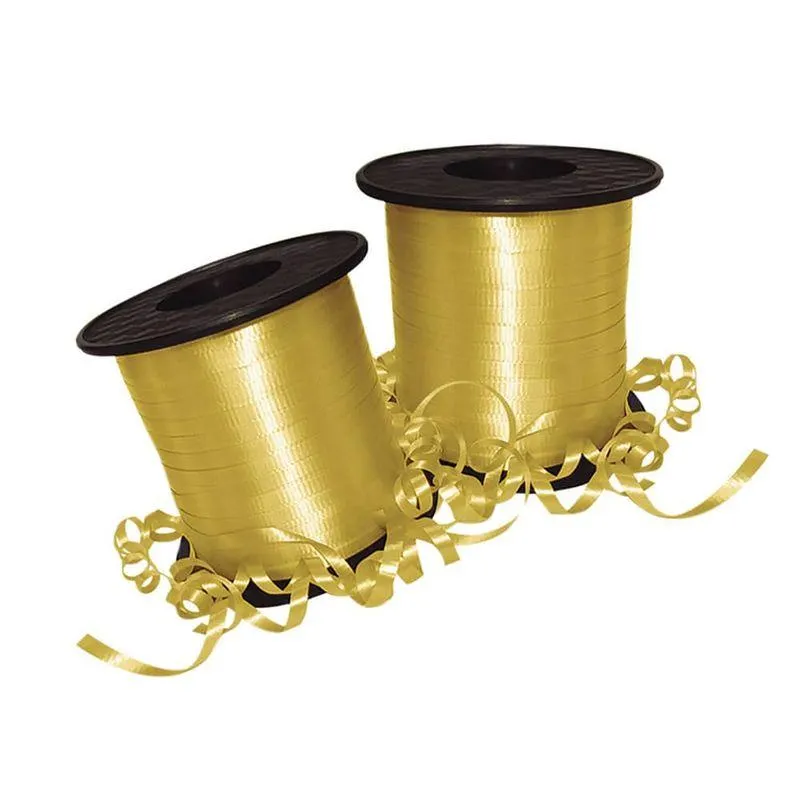 Cinta Curling Liso 450 m Amarillo de .4 Celoseda