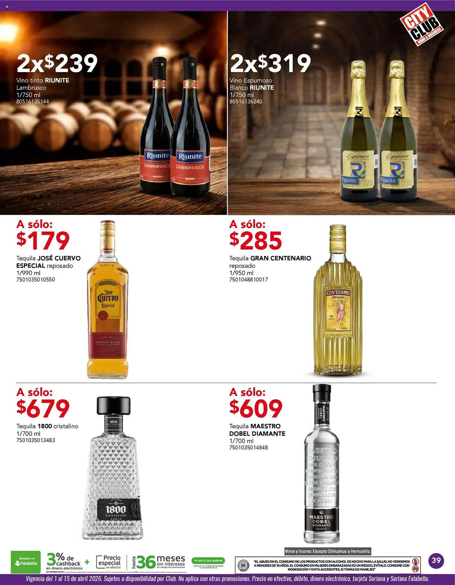 Catálogo de Catálogo City Club 1 de abril al 1 de mayo 2026 - Pagina 39