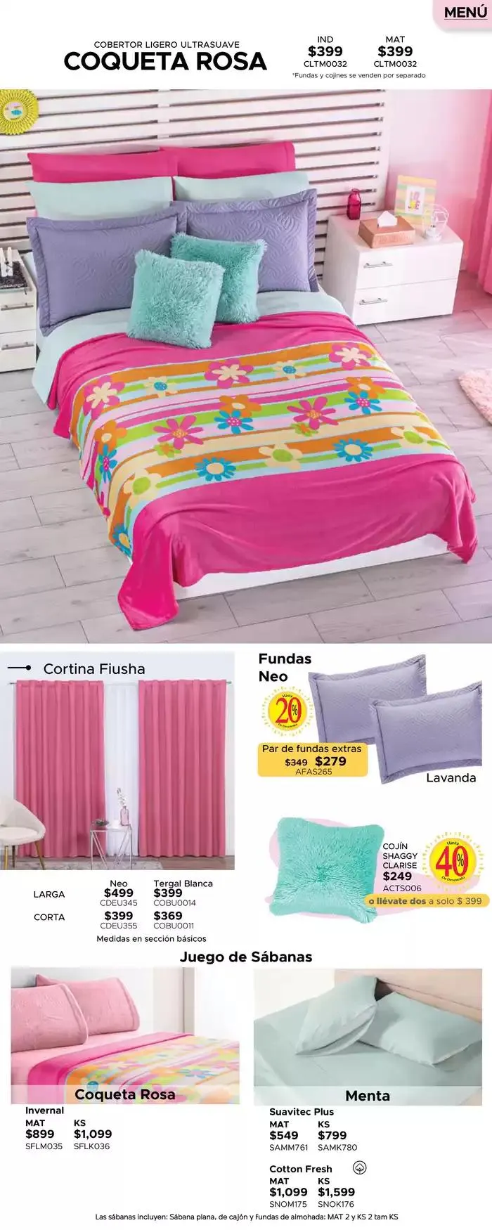 Catálogo de Ofertas Colchas Concord 4 de marzo al 31 de marzo 2025 - Pagina 420