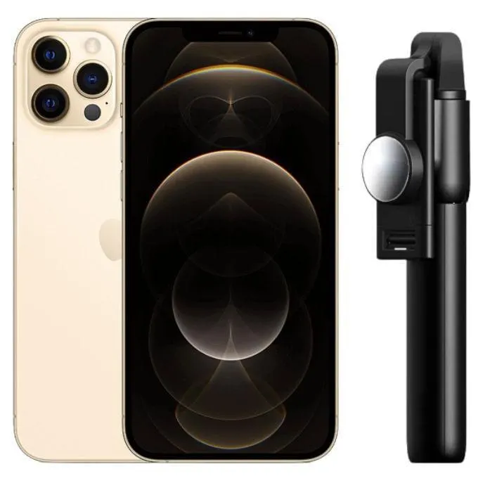 iPhone 12 Pro Reacondicionado 512gb Dorado + Bastón Bluetooth