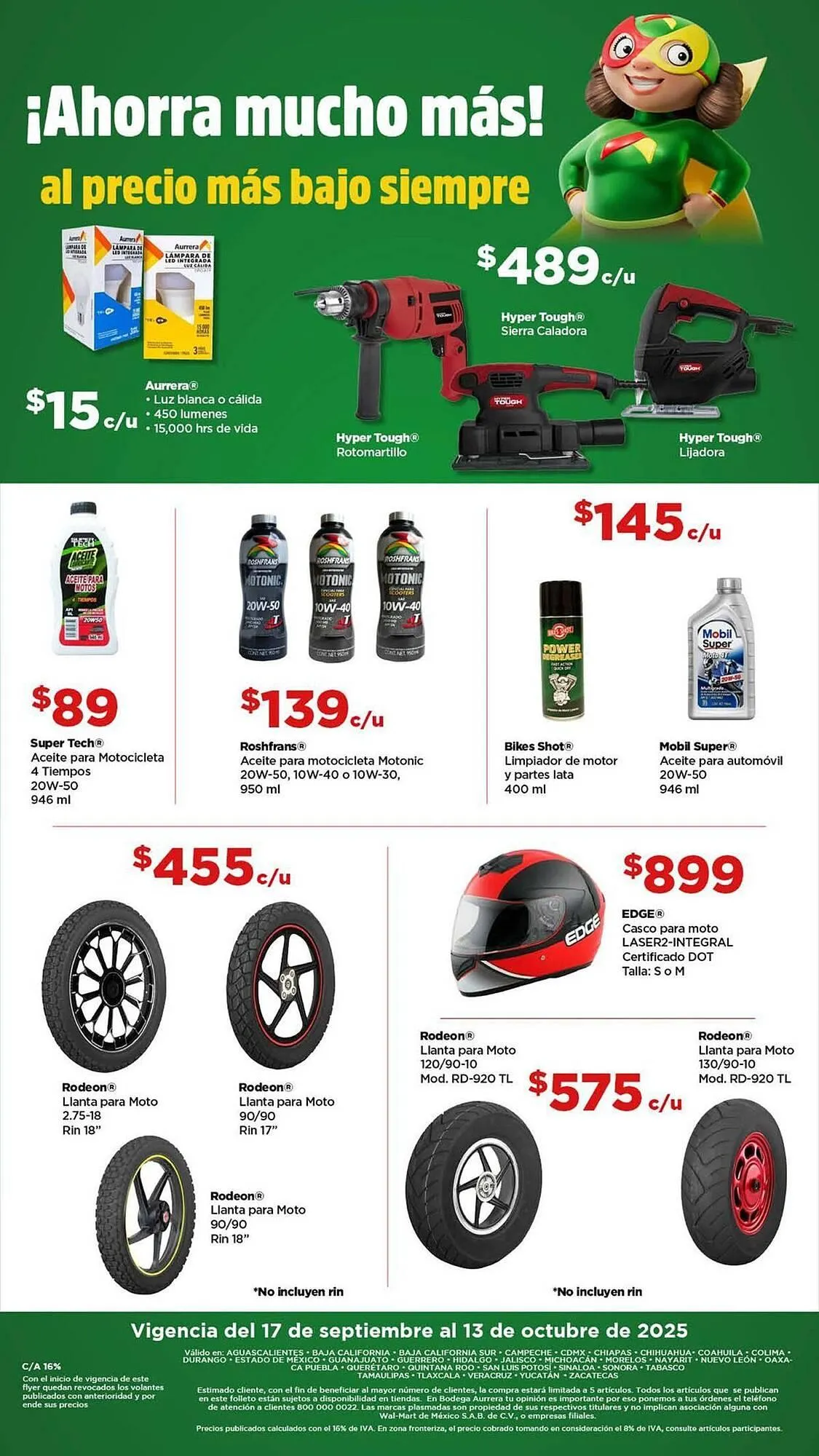 Catálogo de Folleto Bodega Aurrerá 29 de septiembre al 13 de octubre 2025 - Pagina 1