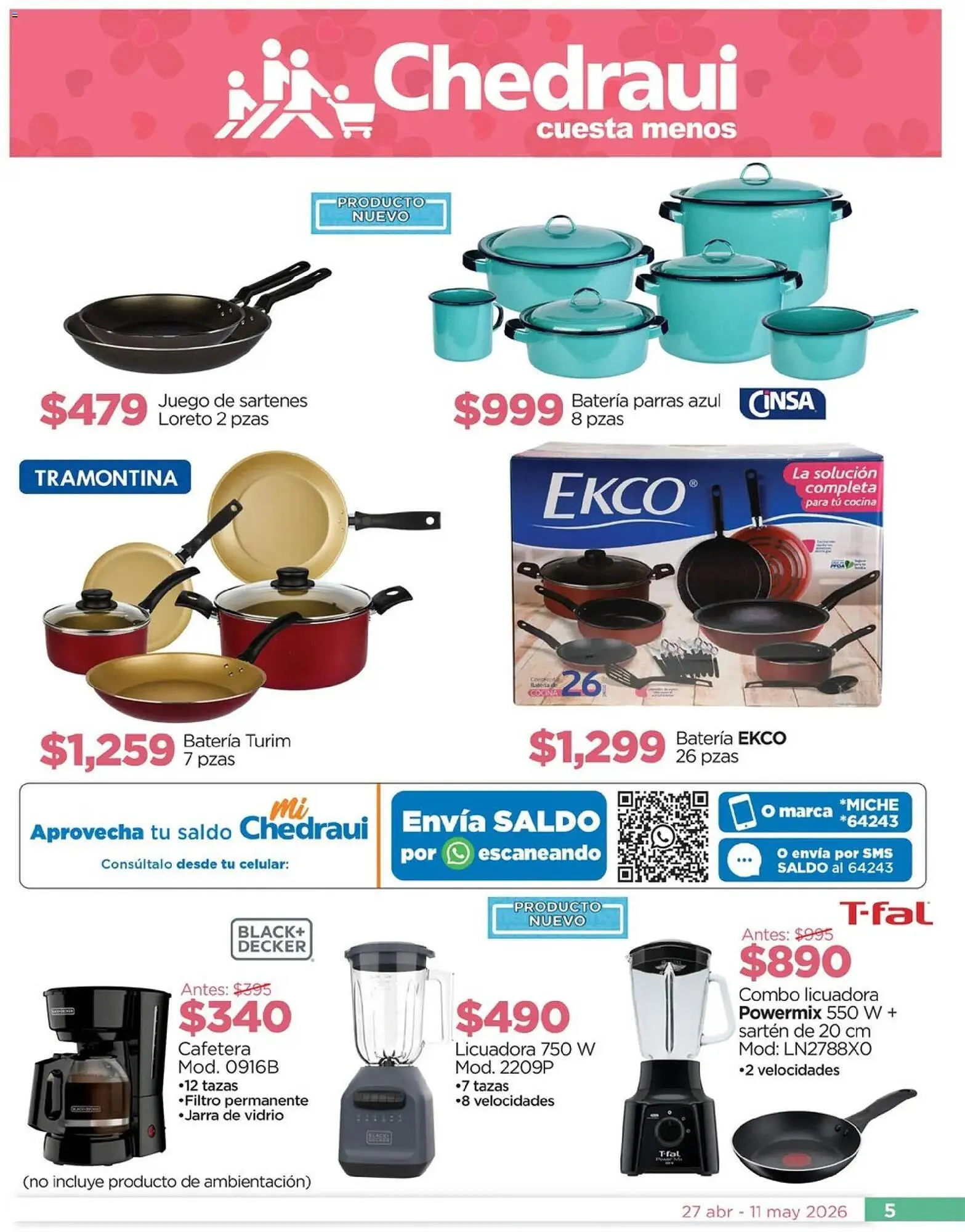 Catálogo de Folleto Chedraui 27 de abril al 12 de mayo 2026 - Pagina 5