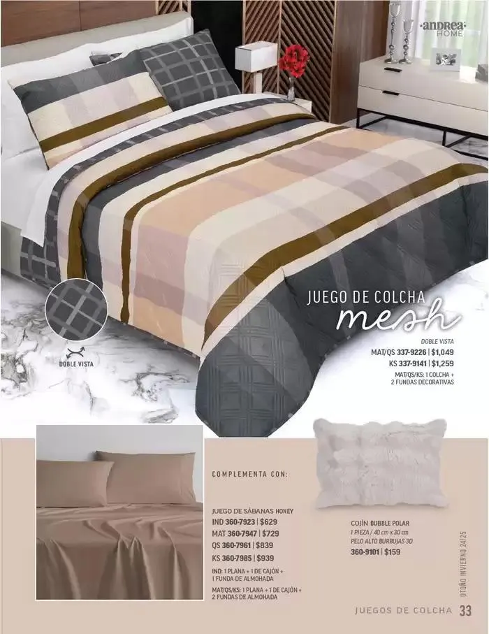 Catálogo de ANDREA - ANDREA HOME 26 de agosto al 25 de enero 2025 - Pagina 62