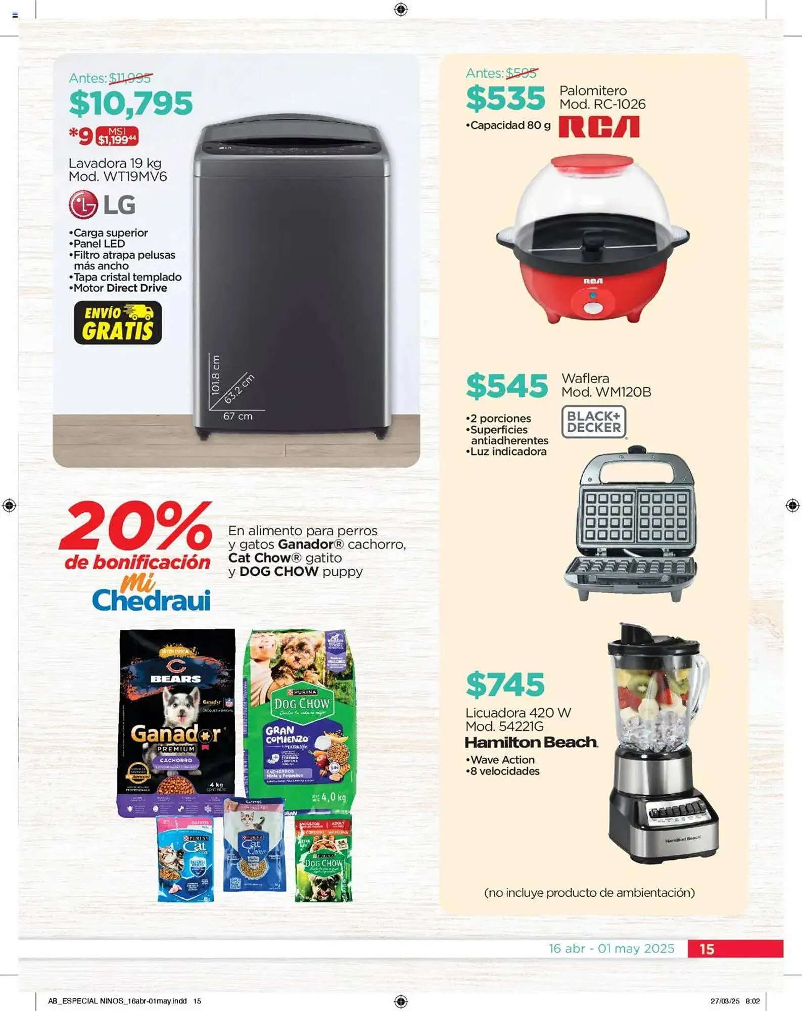 Catálogo de Catálogo Chedraui 16 de abril al 1 de mayo 2025 - Pagina 15