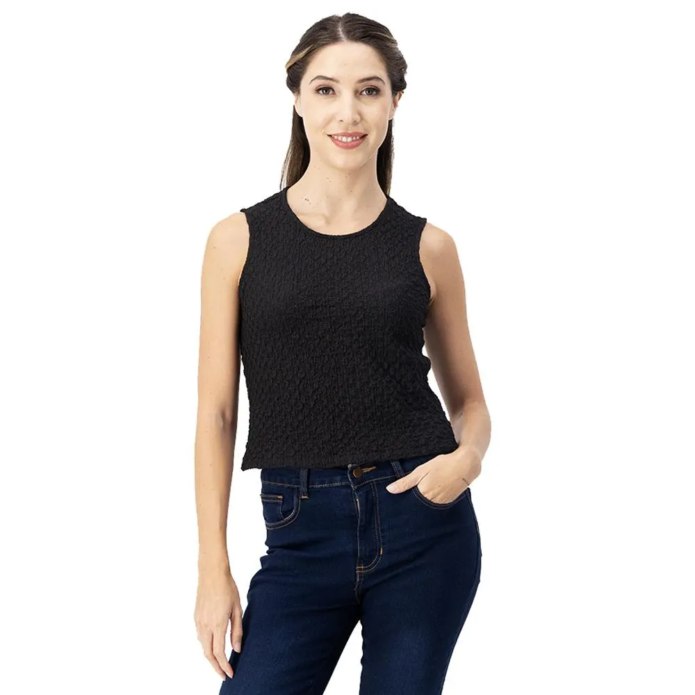 Blusa Mujer Sin Mangas