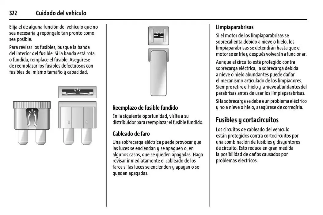 Catálogo de Chevrolet Corvette Stingray Manual del propietario 22 de enero al 31 de diciembre 2025 - Pagina 323
