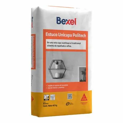 ESTUCO UNICAPA POLITECH BLANCO 40 KG