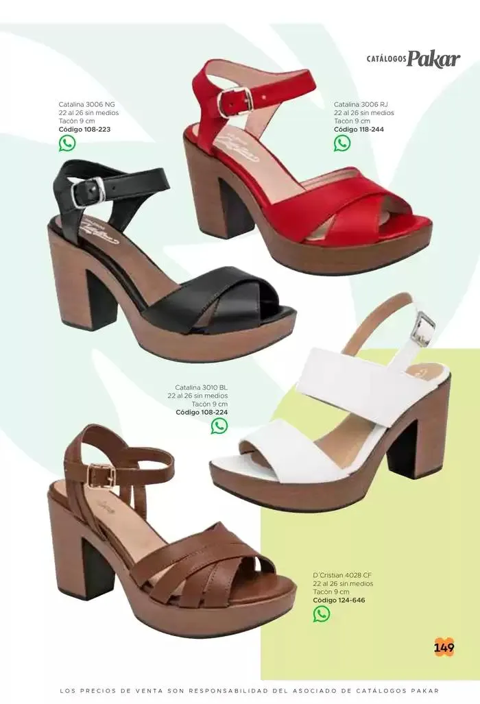 Catálogo de Pakar Sandalia 31 de enero al 31 de mayo 2025 - Pagina 149