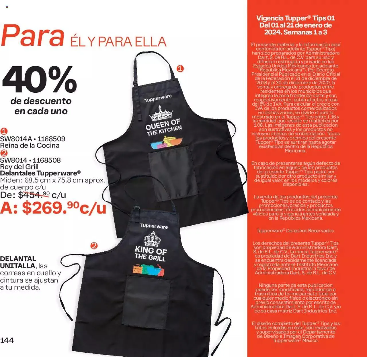 Catálogo de Tupperware catálogo 1 de enero al 21 de enero 2024 - Pagina 144
