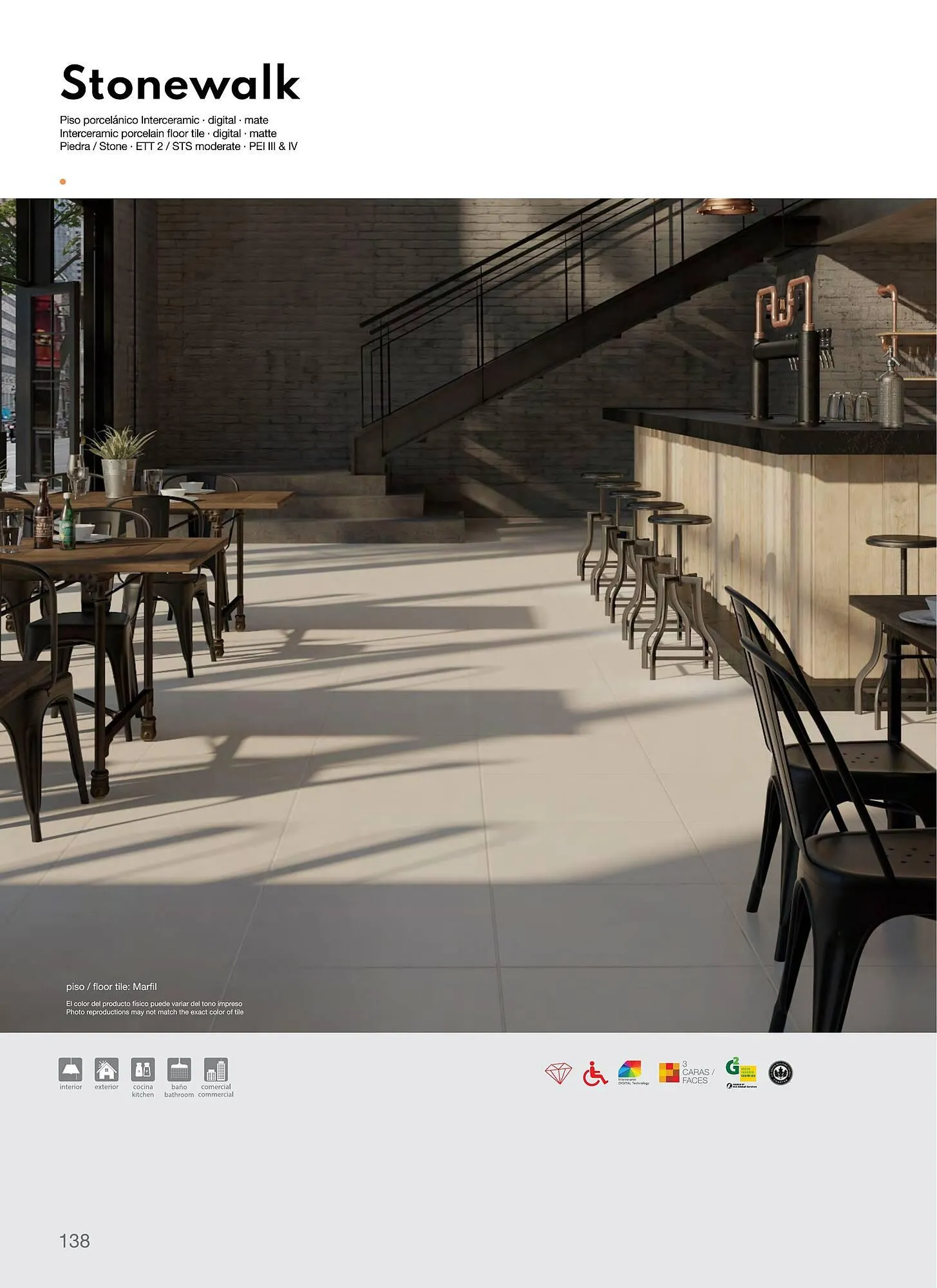 Catálogo de Catálogo Interceramic 12 de marzo al 31 de diciembre 2024 - Pagina 138