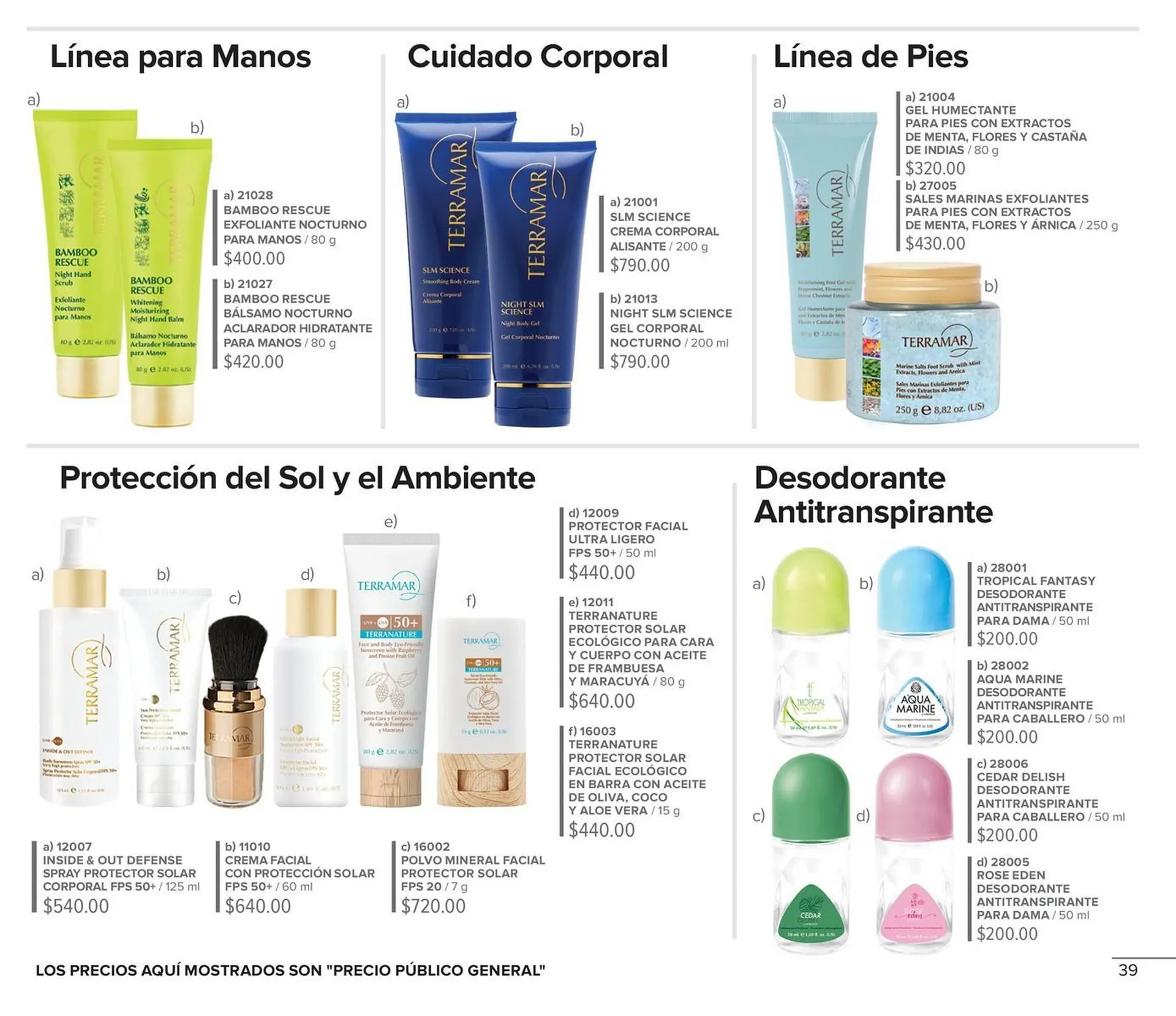 Catálogo de Catálogo Terramar Brands 1 de diciembre al 31 de diciembre 2025 - Pagina 39